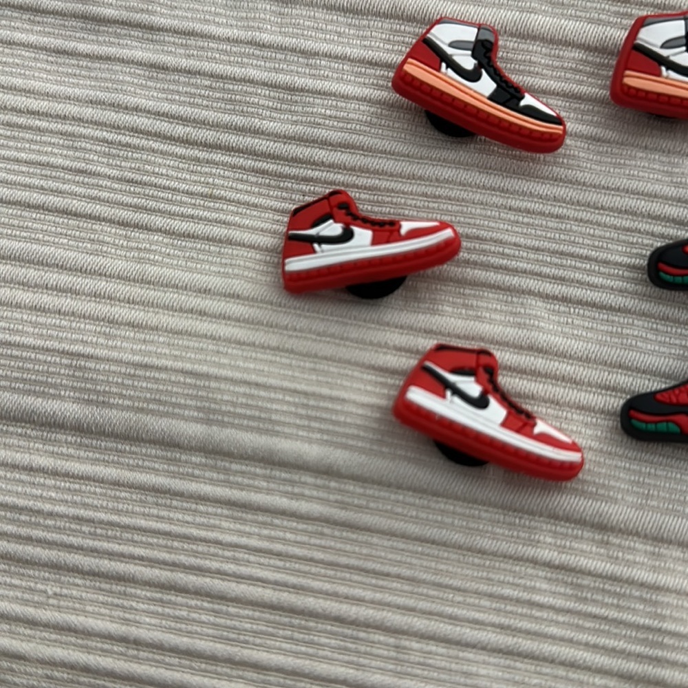 Set of 6 Nike Jordan Charms for Shoes NEW IN PACKAGE - Picture 5 of 6